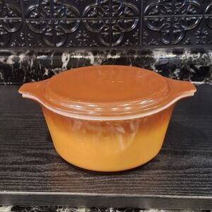 Pyrex Old Orchard Bake N Store Casserole #474 , Vintage Kitchen, Retro Kitchen